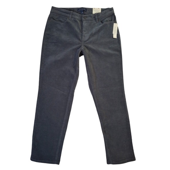 Talbots Denim - Talbots Jeans Women's 6P Gray Corduroy Simply Flatering Straight Leg